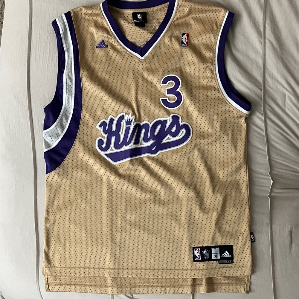 Sacramento Kings Gold Adidas Jersey